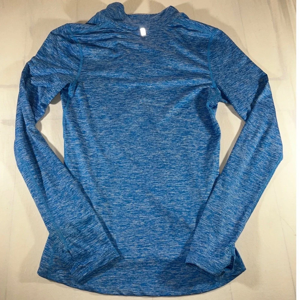 Nike Running Dri-FIT Blue Space Dye Half‎ Zip Long Sleeve Top Women's XS